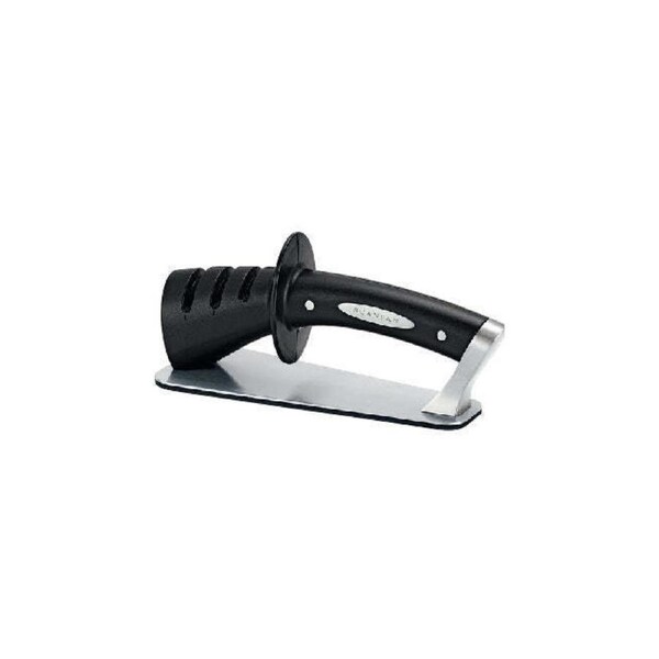 Scanpan 3 Stage Knife/Edge Sharpener Blade Honer Home/Kitchen Utensil Black