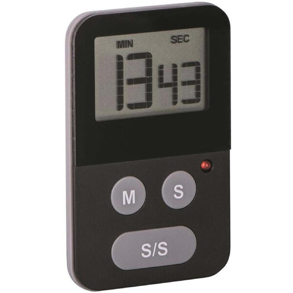 Avanti Digital Display Slim Timer Kitchen Cooking/Baking Alarm Clock w/Light BLK