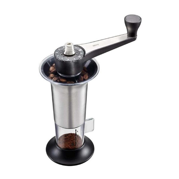 Gefu Stainless Steel/Plastic Lorenzo Coffee Bean Grinder Drink Maker Clear/Black