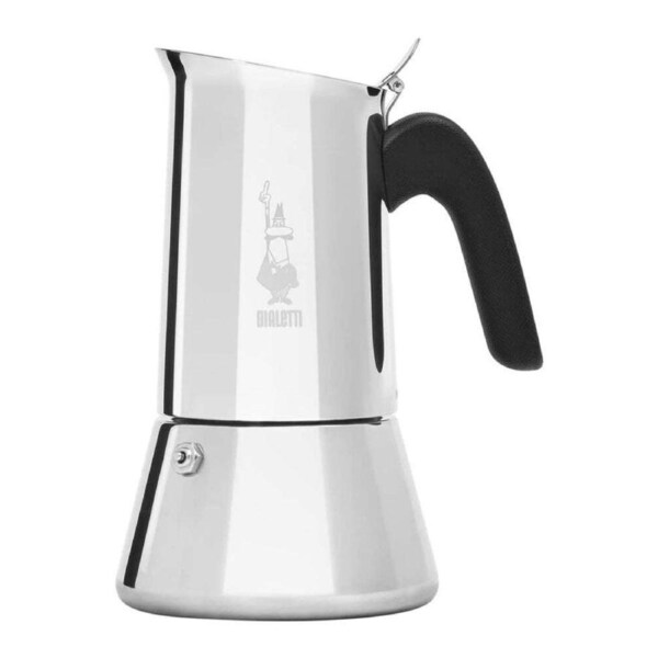 Bialetti Stainless Steel Venus Coffee Pot Stovetop Espresso Maker 6 Cups Silver