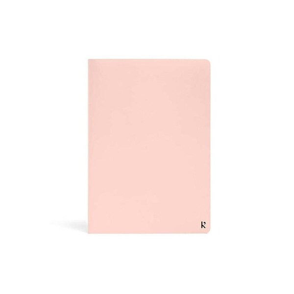 Karst 52-Sheets A5 Stone Paper Journal Plain/Ruled Notebook Twin Pack Peony
