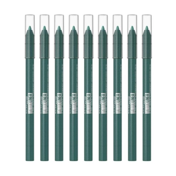 9x Maybelline Tattoo Gel Pencil Eyeliner 1.3g 815 Tealtini