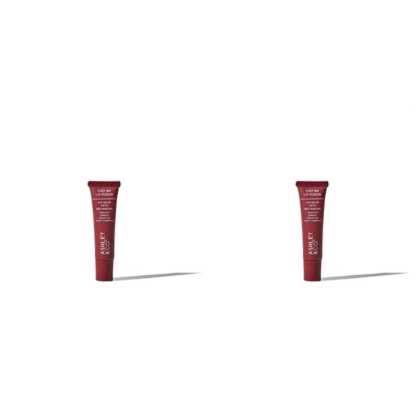 2x Ashley & Co Tint Me 15ml Tinted Lipbalm For Parched/Chapped Lips Red Radish