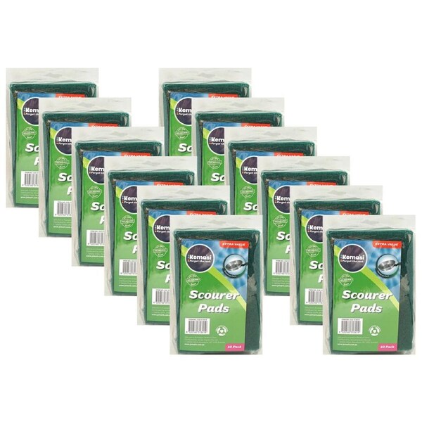 120pc kemasi Multipurpose Scourer Pads Home Kitchen Dishwashing Cleaning