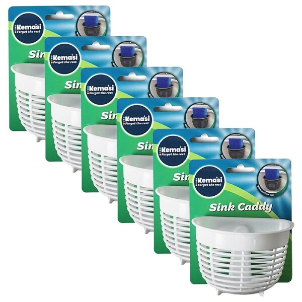6x kemasi Multipurpose Sink Caddy W/Suction Grip Holder Home Bathroom Cleaning