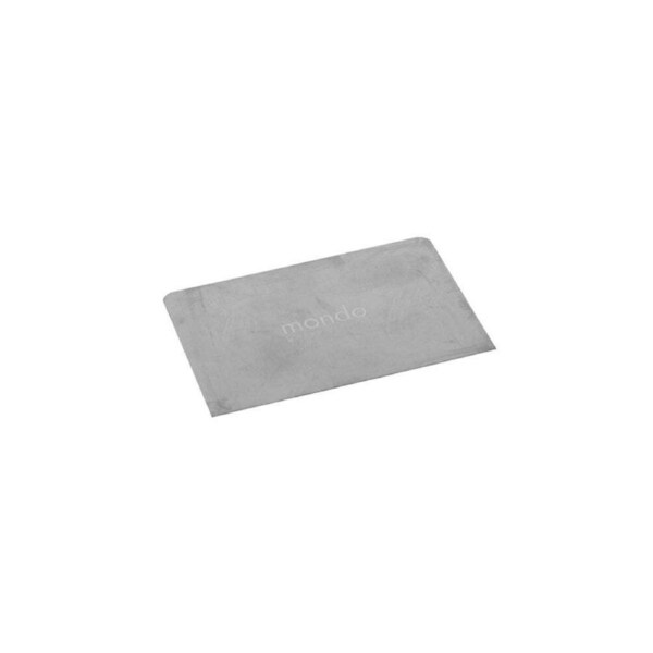 Mondo Stainless Steel 12x8cm Buttercream & Ganache Scraper Baking Accessory Grey