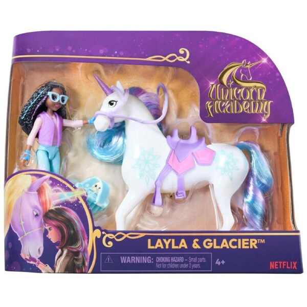 Unicorn Academy Layla and Glacier Small Doll