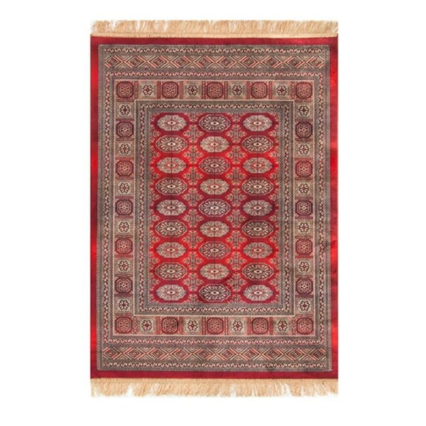 Red Wine Silky Rug 160 X 230 Cm