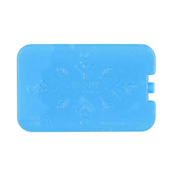 2pc Avanti Gel Ice Brick Travel Food/Drink Cooler Lunch Box Cold Pack/Block Blue