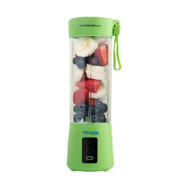 Blitzbottle Portable Blender Smoothie/Milkshake Drink Maker w/ Pulse Button GRN