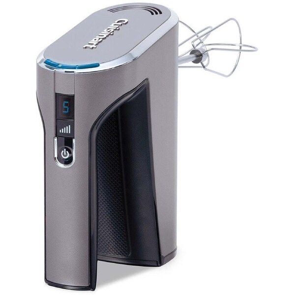 Cuisinart Stainless Steel 7.4V Cordless Hand Mixer w/ 800ml Beaker Portable Grey