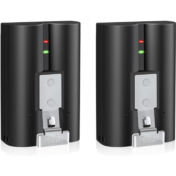 [2 Pack] Ring Quick Release Battery Replacement + Charging Cable Combo