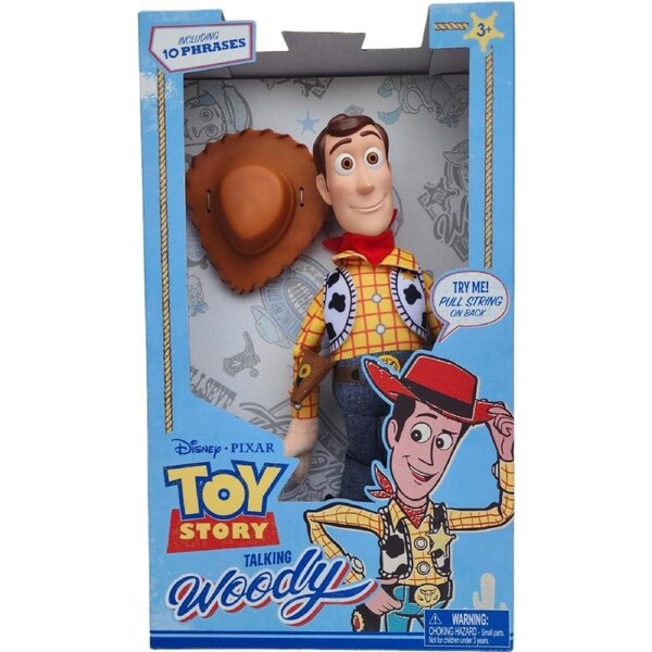 Disney Pixar - Toy Story 14-inch Talking Woody Plush Classic