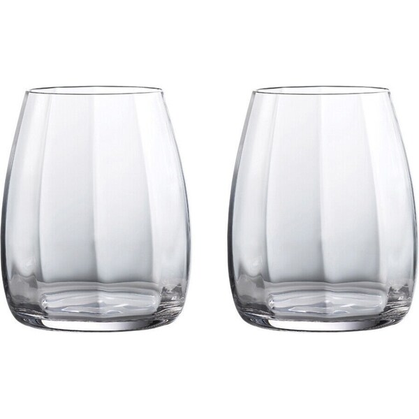 Waterford Crystal Elegance Optic Tumbler Pair 520ml - Set of 2 Glasses