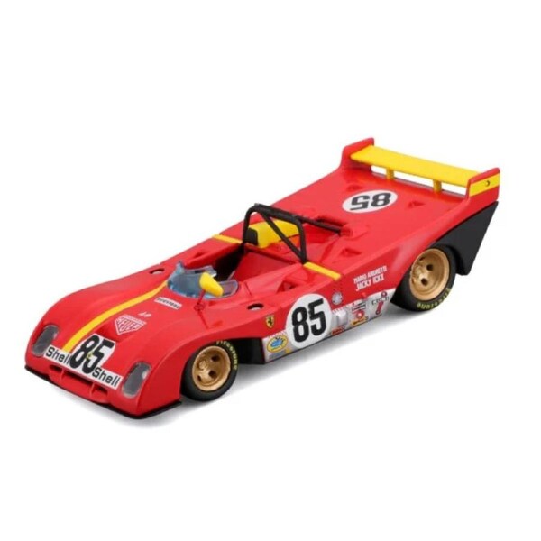 Bburago Ferrari Racing 1972 Ferrari 312 P #85 1:43 Scale Diecast Vehicle