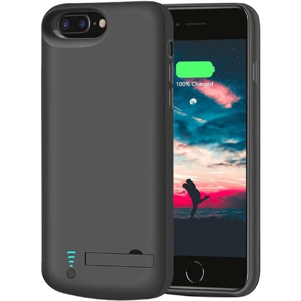 Protective Case with Built In Power Bank For iPhone 7- Black