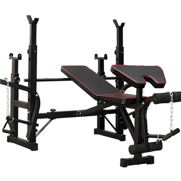 Fitplus Heavy Duty 6-in-1 Multi-Station Weight Bench Press Home Gym
