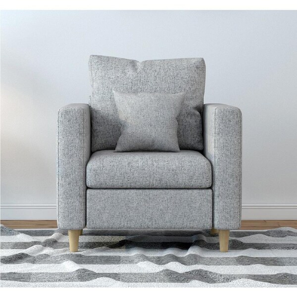 Paradise Sofa Lounge Single Seater Couch (Grey)