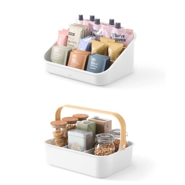 Umbra Bellwood Kitchen Storage and Tea Bag Organiser Set For Pantry Countertop