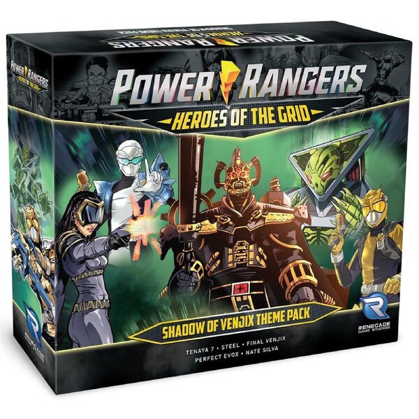 Power Rangers Heroes of the Grid - Shadow of Venjix Theme Pack Board Game