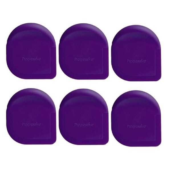 6x Progressive Prepworks Nylon Pot/Pan Scraper Kitchen Cooking Utensil Assorted
