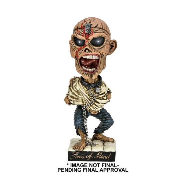 Neca Iron Maiden Piece Of Mind 7" Eddie Head Knocker Action Figure Play Toy 14+