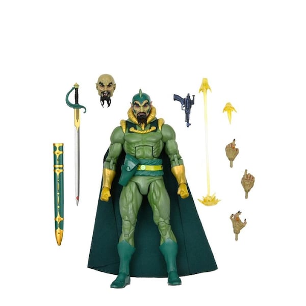 Neca Flash Gordon Ming The Merciless King 7'' Scale Action Figure Play Toy 14+