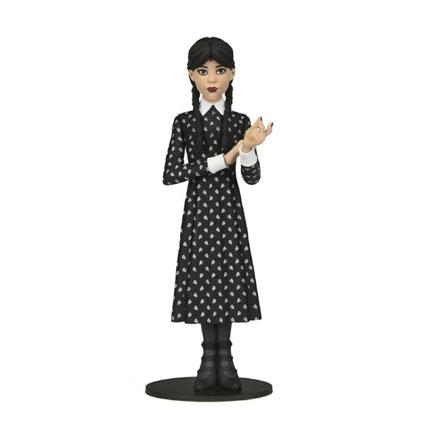 Neca 6'' Scale Wednesday Addams Classic Dress Terrors Action Figure Toy 14+