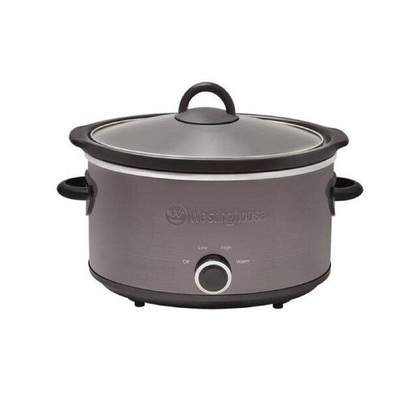 Westinghouse Slow Cooker 3.5L Black Stainless Steel