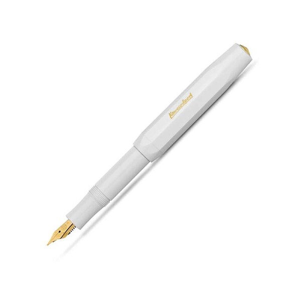 Kaweco Classic Sport Plastic Fountain Pen Writing Stationery Fine Nib White