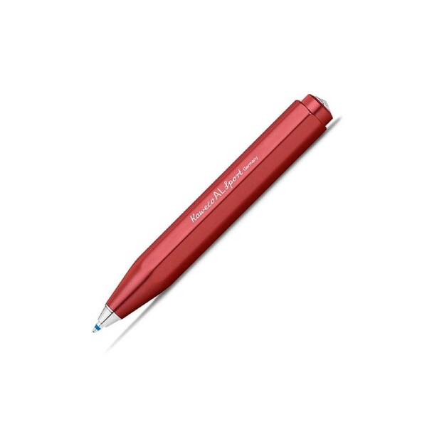 Kaweco AL Sport Aluminium Ballpoint Pen Writing Office Stationery Deep Red