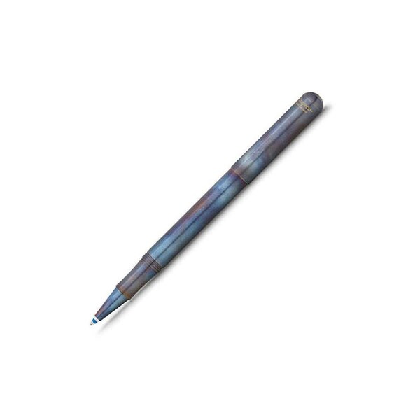 Kaweco Liliput Aluminum Ballpoint Pen Writing Stationery Medium Nib Fireblue