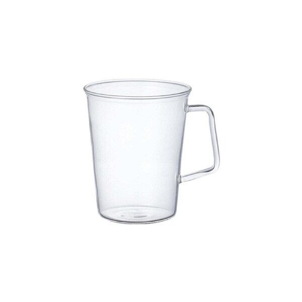 Kinto Cast 430ml Cafe Latte Coffee Mug Drinking Cup Glassware w/ Handle Clear