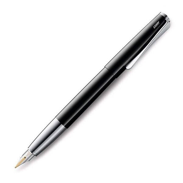 Lamy Studio Fountain Pen Medium Nib Tip Office Writing Stationery Piano Black