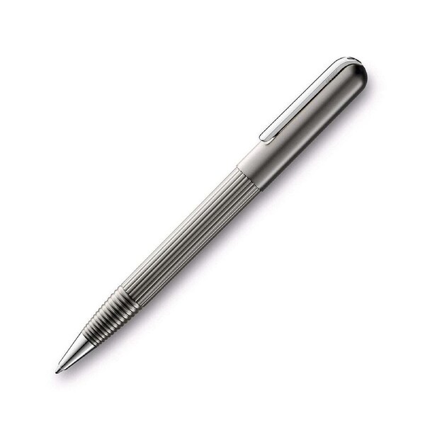 Lamy Imporium Ballpoint Pen Medium Nib Tip Writing Stationery Titanium/Platinum