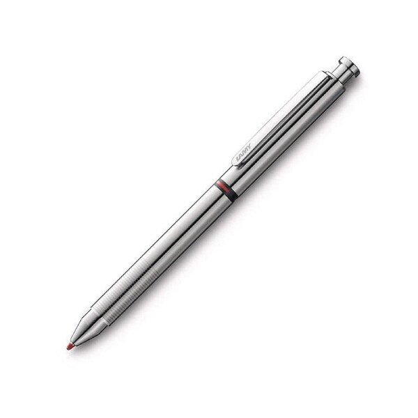 Lamy ST Tri-Pen Ballpoint 0.5mm Lead Writing Stationery Matt Stainless Steel