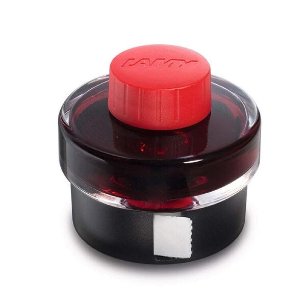 Lamy 50ml Bottle Ink Refill Writing/Drawing Accessory For T52 Fountain Pen Red
