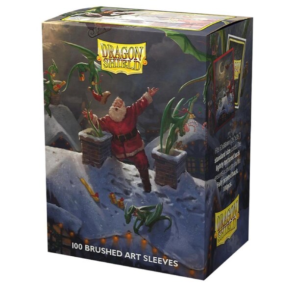 Sleeves - Dragon Shield - Box 100 - Brushed Art - Christmas 2023