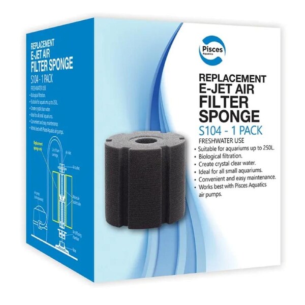 Pisces Aquatics Sponge For E-Jet Air Filter 104 (PASF044/PAS104)