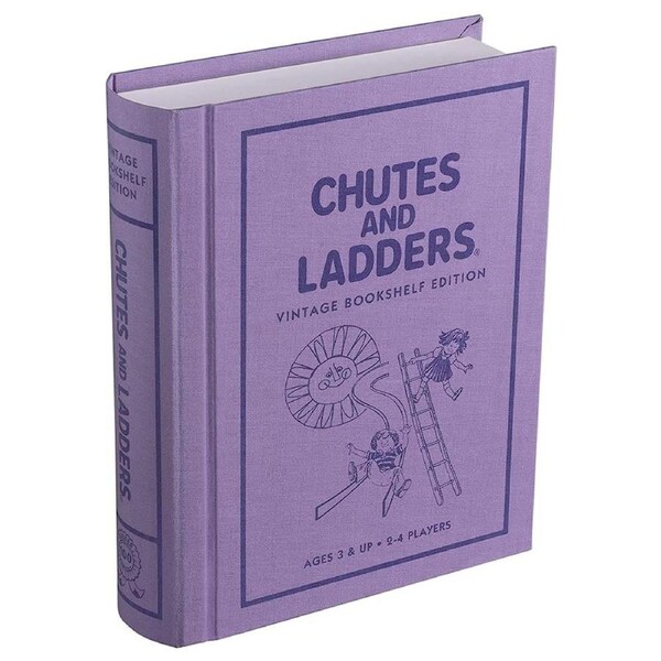 Chutes and Ladders Vintage Bookshelf Edition Board Game