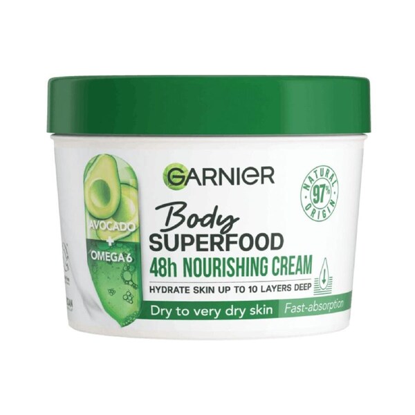 Garnier Body Superfood Avocado & Omega 6 Body Cream 380ml