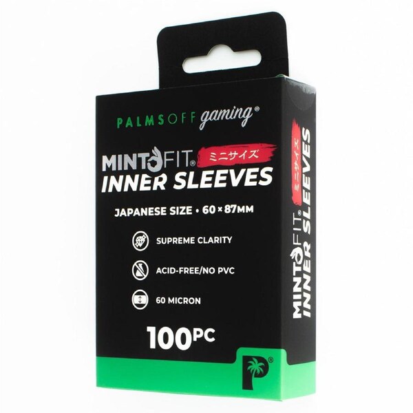 Palms Off Japanese MintFit Soft Inner Sleeves 100pc