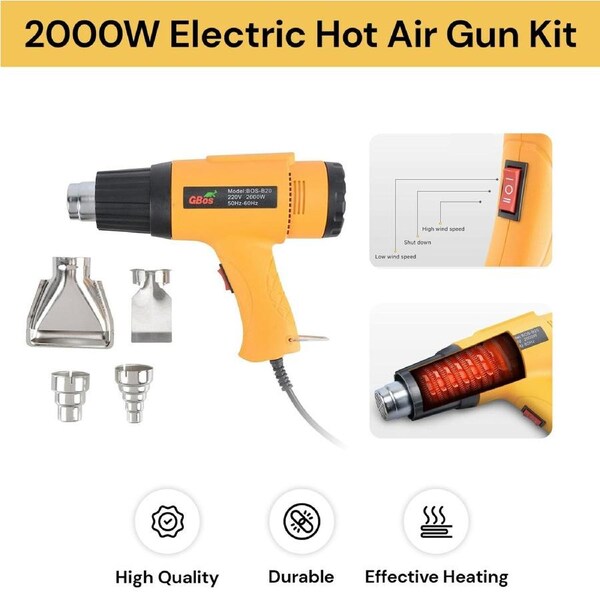 2000W Electric Hot Air Gun Kit