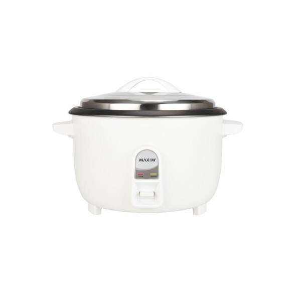 Maxim 1950W Rice Cooker 30 Cup Removable Aluminum Non-Stick Inner Pot