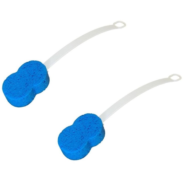 2 x Long Handled Shower Bath Sponge