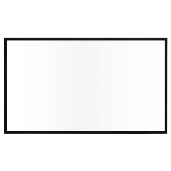 Fixed Frame Projector Screen 4K Ultra HD 16:9 Large Home Movie Cinema Theatre Projection 3D Active Ready 100 Inch Diagonal