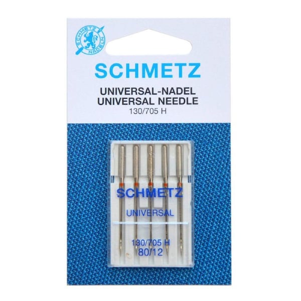 Schmetz Universal Sewing Machine Needles Size 80/12 Pack of 5 Tracked Post Quilting Craft DIY