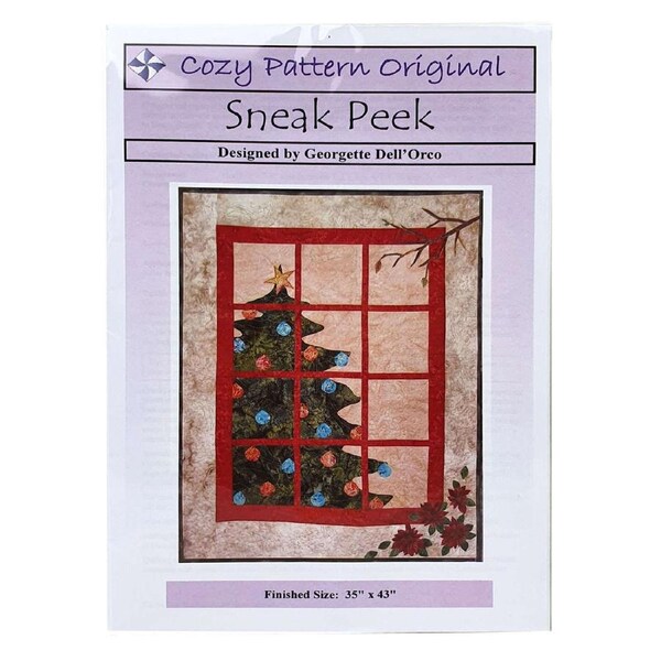 Sneak Peek Quilt Pattern by Cozy Quilt Designs
