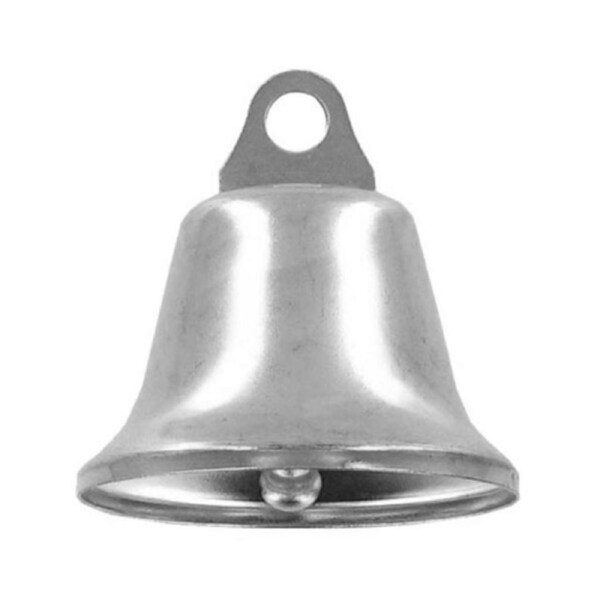 Liberty Bells 18mm SILVER Christmas Decoration 12 Pack