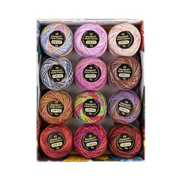 Wonderfil Passion Eleganza Variegated #8 Perle Cotton